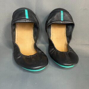 Tieks Matte Black Leather Ballet Flats – Size 11 – Like New